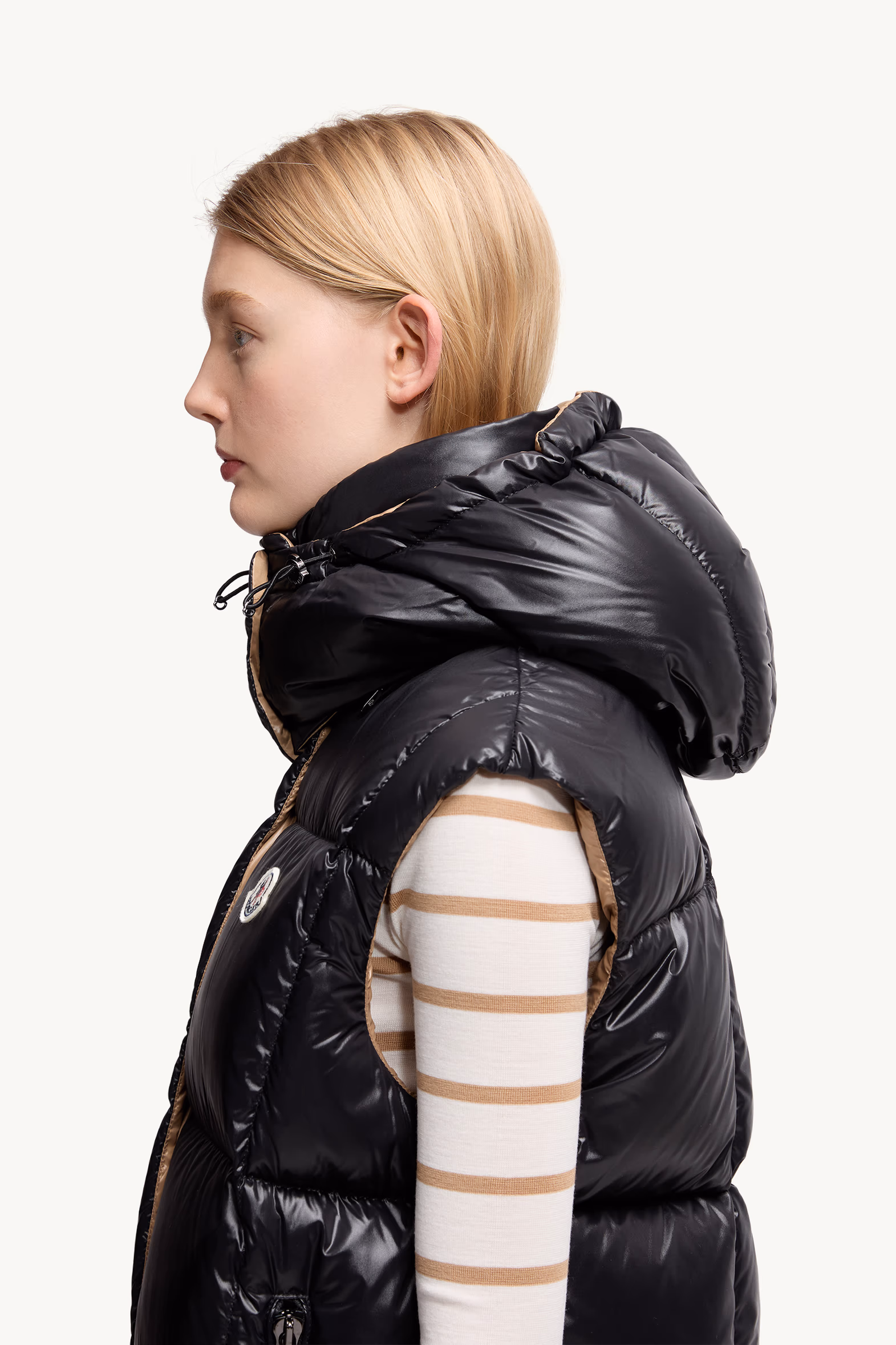 Doudoune sans manches Luzule à capuche Femmes Noir Moncler 4